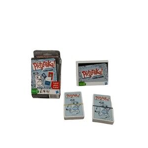 NEW Sealed Cards Hasbro Pictureka! Card Game 4-in-1 Travel Game Family Age 6+